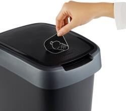 Rotho Twist Silver - hulladékgyűjtő - 50l