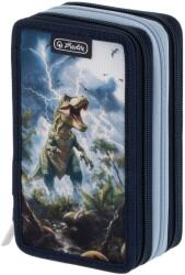 Herlitz Penar cu rechizite Herlitz - Thunder Rex, 3 fermoare (400205916) Penar