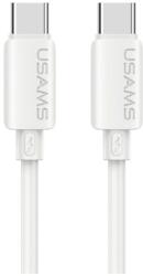 USAMS Cablul de date iPhone 14 Plus / 14 Pro Max / 14 Pro USAMS U98, tip Type-C - Lightning, 100 cm, ALB SJ788USB02 (SJ788USB02)