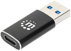 Manhattan Adaptor Manhattan - Adaptor USB-A la USB-C, negru 153980 (153980)