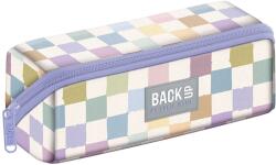 BackUP Penar școlar BackUp 8 K - Pastel Checkered, 1 fermoar (710407) Penar