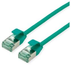 Roline Cablu patch ROLINE U/FTP CAT6a, Slim, ultra flexibil, pentru centre de date, cu protecție împotriva smulgerii, RM, 3 m, verde 21.45. 3336-50 (21.45.3336-50)