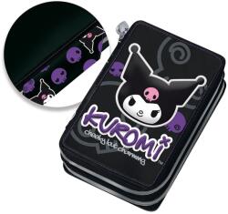 Graffiti Penar cu accesorii Graffiti Kuromi - Jolt, 2 fermoare (262331) Penar
