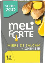 MELIFORTE Miere de Salcam cu Ghimbir, 12 plicuri, Meliforte