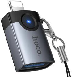 hoco. Adaptor HOCO UA46 Lightning - mufă USB, OTG, GRI ÎNCHIS (UA46)