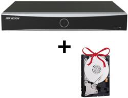 Hikvision Pachet NVR Hikvision 4K, 8 canale, 8 porturi PoE, max. 12MP + HDD GRATUIT (58991-)