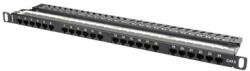 Lanberg PPU6-0024-B Patch Panel 24 port 0, 5U kat. 6 fekete (PPU6-0024-B)