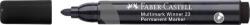 Faber-Castell Alkoholos marker 2, 8 mm, kúpos "Multimark Winner 23", fekete (453397)