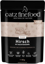 Catz Finefood 24x85g catz finefood Pure tasakos szarvas nedves macskatáp