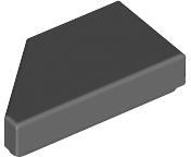 LEGO® Placă netedă 1 X 2 dreapta tăiat (6510145)