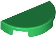 LEGO® Placă modificată rotundă 1 x 2 - jumătate (6510079)
