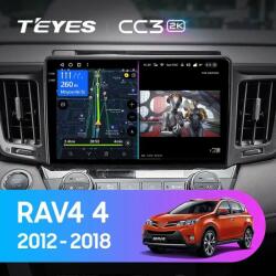  Autó navigáció AI asszisztenssel Teyes CC4 PRO Toyota RAV4 XA50 2019-2023 8+128GB 10.36" QLED, Android 13, 5G, 7.1 DSP, CarPlay