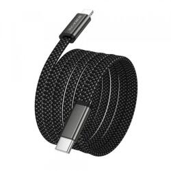 BOROFONE Cablu Date si Incarcare USB-C - USB-C Borofone BX124 Peace, 30W, 1m, Negru - evomag