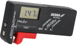 Dedra MC0960 Elem töltöttség teszter (1, 5V/3, 7V/9V) (MC0960)