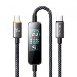 Mcdodo Cablu Date si Incarcare USB-C - USB-C McDodo CA-8750 Display, 240W, 1.2m, Negru