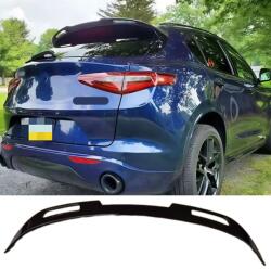  Alfa Romeo Stelvio 2017-2021 tetőspoiler fényes fekete ABS műanyagból