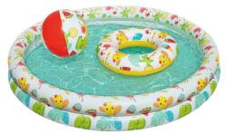 Bestway Piscina gonflabila Bestway Summer, cu minge si colac, 122 x 20 cm, 137 l Piscina
