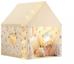 Manyuk Toys Cort de joacă cu acoperiș în culoarea piersicii - 100*120*130 cm (HUN 9)