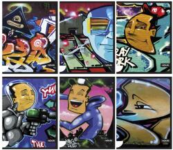 Nebulo Füzet vonalas NEBULO A/4 40 lapos Graffiti (VO-N1-GRAFFITI-A4) - vectraline