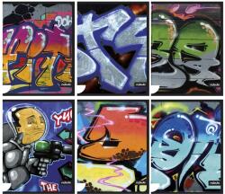 Nebulo Füzet sima NEBULO A/4 40 lapos Graffiti (SI-N1-GRAFFITI-A4) - vectraline