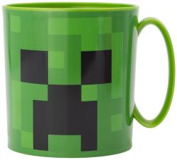 Smartlife Cană de plastic STOR Minecraft Creeper verde Micro 390 ml