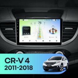  Autó navigáció Teyes CC4L DTS Honda CR-V 4 2011-2016 6+64GB 9" QLED Qualcomm 2Ghz, Android 4G Bluetooth 5.1 DSP - C verzió
