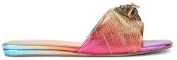 Kurt Geiger London șlapi cu toc plat pentru femei din piele Kensington Flat Sandal PPY2-KLD16B_MLC (8496199119)