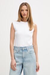 DKNY top női pamut - fehér S - answear - 20 990 Ft