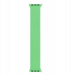 Apple Watch Csíkos Zsinór Mintás 7 8 9 10 Se Ultra 45 46 49MM Bright Green (MATERIAŁOWY PASEK APPLE WATCH WARKOCZ)