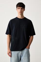 Scotch & Soda férfi pamut póló - sötétkék S - answear - 27 990 Ft