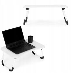 ModernHOME Laptop állvány összecsukható ágyasztal 60x40 cm fehér ModernHome (PJJLT0001-5)