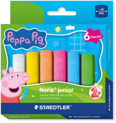 STAEDTLER Creta colorata asfalt STAEDTLER Noris Junior Peppa Pig, 6 culori/set