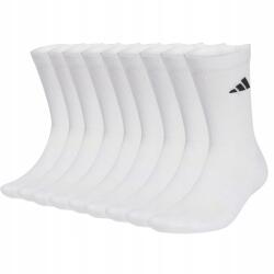 adidas zokni Cushioned Essentials Crew 10P KF9095 fehér 40-42 (KF9095)