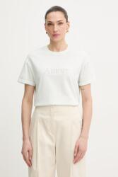 Twinset pamut póló - türkiz M - answear - 20 990 Ft