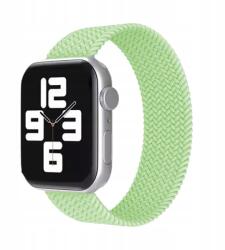 Apple Watch Csík Mintás Copf 7 8 9 10 Se Ultra 45 46 49MM Pistachio (MATERIAŁOWY PASEK APPLE WATCH WARKOCZ)