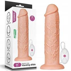 Lovetoy Valósághű, hosszú, vibráló dildó 28 cm (6970260907903)