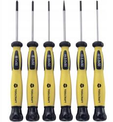 TOOLCRAFT Esd csavarhúzó készlet 6 darabos lapos, keresztfejű Ph (814609)
