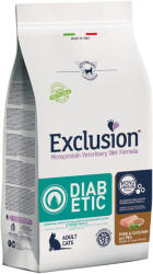 Exclusion Veterinary Diet Cat Diabetic Pork & Sorghum and Pea gyógytáp macskáknak 1, 5kg