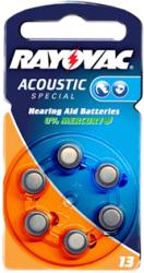 Rayovac Baterii auditive zinc-aer Rayovac Acoustic Special 13 (HA13)