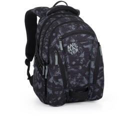 Bagmaster fekete / szürke textil hátizsák bag24b