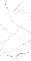 Ceramaxx epi Gresie Gresie Interior/Exterior Portelanata Alaska White, 60X120 cm, Alb, Lucioasa, Rectificata, Aspect Marmura alb (3284)
