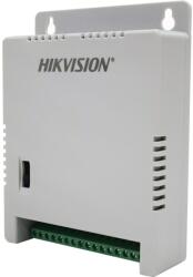 Hikvision Sursa alimentare CCTV Hikvision 12V 5A cu 8 canale DS-2FA1205-C8, putere 60W, maxim 1A pe canal, protectie la supratensiune si scurtcircuit, alimentare 150-285 VAC, carcasa din plastic cu cutie, culoa