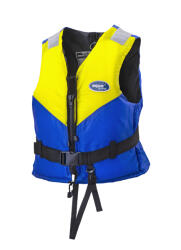 AS Aqua-Sport Biztonsági Mellény 50N M 30-50kg Kapok cipzár csat biztonsági öv Ce! (0266)