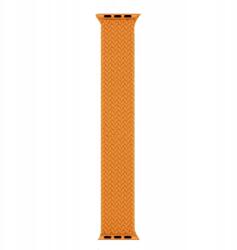 Apple Watch Csík Mintás Copf 7 8 9 10 Se Ultra 45 46 49MM Hermes Orange (MATERIAŁOWY PASEK APPLE WATCH WARKOCZ)