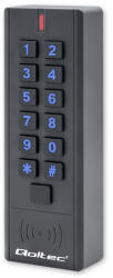 Qoltec Kódzár HYPERION RFID olvasóval | Kód | Kártya | kulcstartó | IP68 | EM (52441)