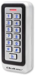 Qoltec Kódzár RHEA RFID olvasóval | Kód | Kártya | kulcstartó | Csengő | IP68 | EM (52442)