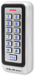 Qoltec Kódzár TRITON RFID olvasóval Kód | Kártya | kulcstartó | IP68 | EM (52443)