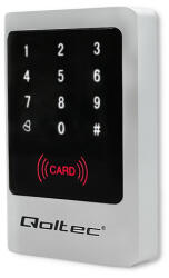 Qoltec Kódzár MIMAS RFID olvasóval Kód | Kártya | kulcstartó | Csengőgomb | IP68 | EM (52444)