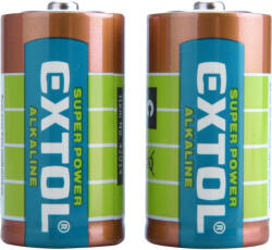 Extol ENERGY elem klt. 2 db, alkáli, 1, 5V, méret: C (LR14); hosszú élettartam, bliszteren (42014)