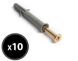 Handy Tipli + csavar - 10 x 80 mm - 10 db / csomag (04815C)